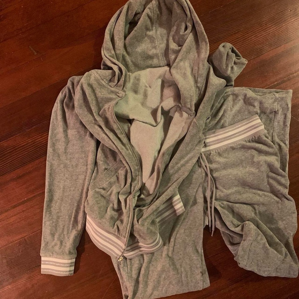 Juicy Couture Gray Hooded Sweatshirt